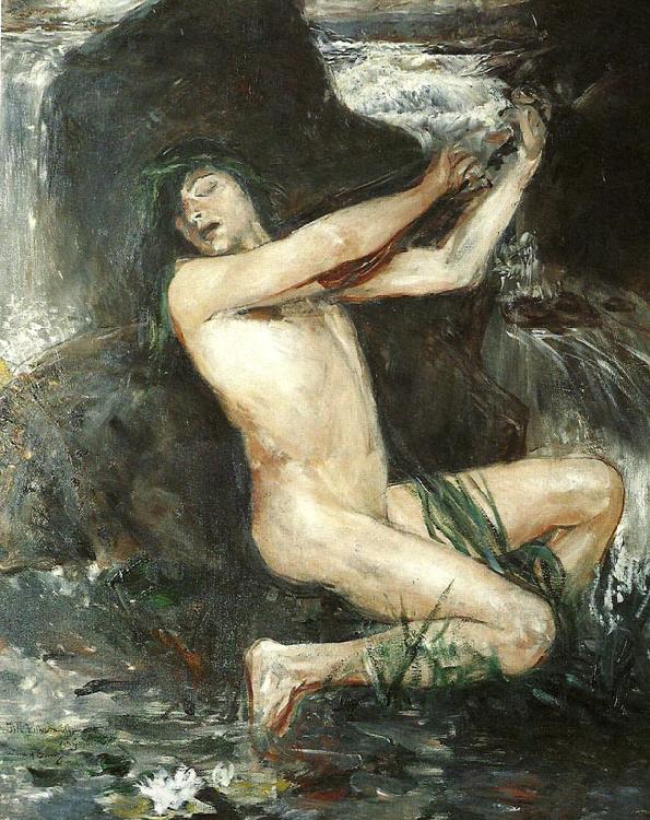 Ernst Josephson nacken oil painting picture